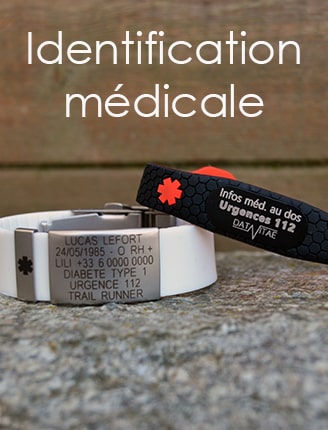 Bracelet sécurité et identification pour être contacté si votre enfant se  perd.